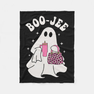 Spooky Season Niedlich Ghost Halloween Kostüm Boo- Fleecedecke