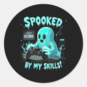 Spooky Season Niedlich Ghost Halloween Spooky Runder Aufkleber