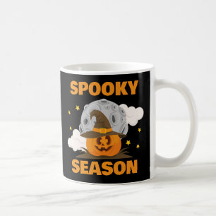 Spooky Season Niedlich Orange Pumpkin Halloween Kaffeetasse