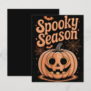 Spooky Season Pumpkin Party Einladung