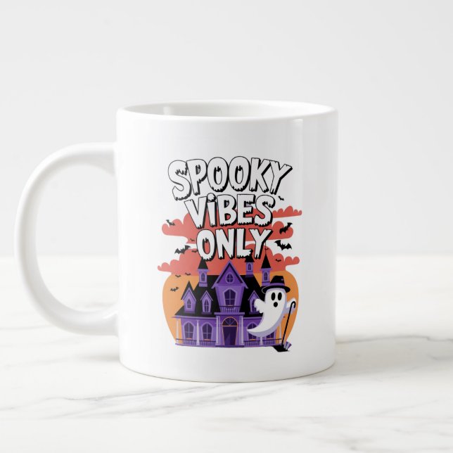 Spooky Season Quotes Jumbo-Tasse (Links)