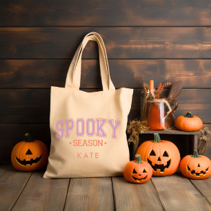 Spooky Season Retro Groovy Halloween Tragetasche