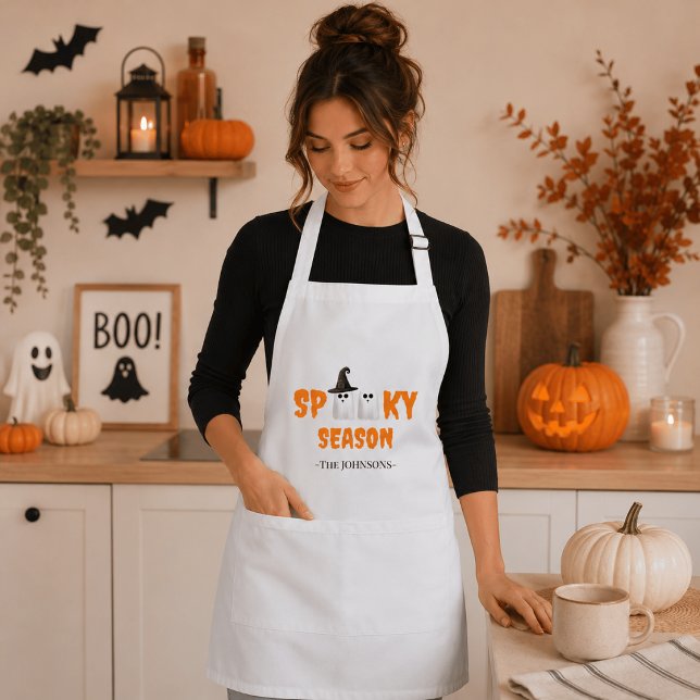 Spooky Season Schürze - Funny Halloween Kitchen Ge (Von Creator hochgeladen)