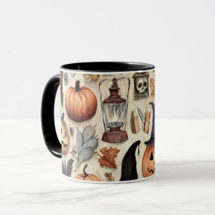 Spooky Season Sips - Halloween-Elemente der Tasse