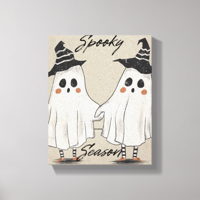 Spooky Season Squad Stretched Canvas Print Leinwanddruck (Vorderseite)