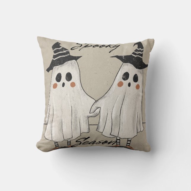 Spooky Season Squad Throw Pillow Kissen (Vorderseite)