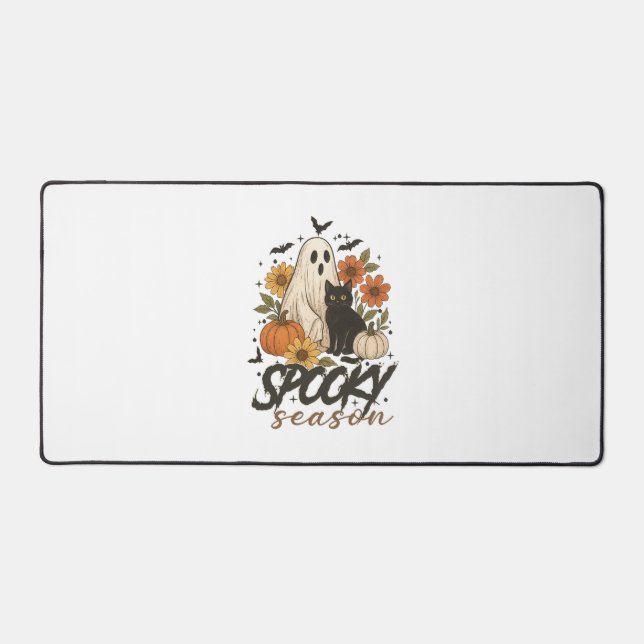 Spooky Season Vibes Ghost Schreibtischunterlage (Vorderseite)