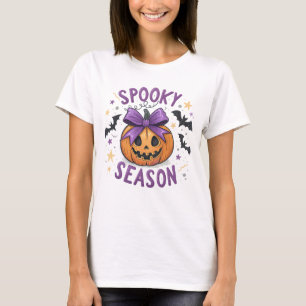 Spooky Season Vibes Niedliches und cremefarbenes T-Shirt