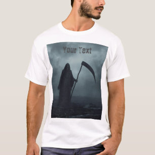 Spooky Sensenmann Halloween T - Shirt
