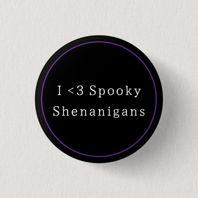 Spooky Shenanigans Button (Vorderseite)