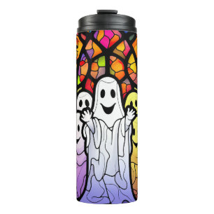 Spooky Sips mit einem Lächeln Thermosbecher