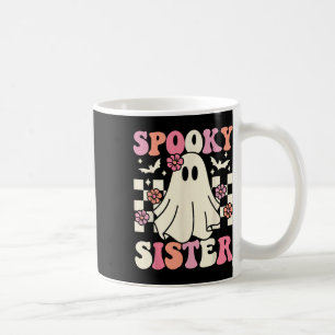 Spooky Sister Halloween Ghost Kostüm Retro Groovy Kaffeetasse