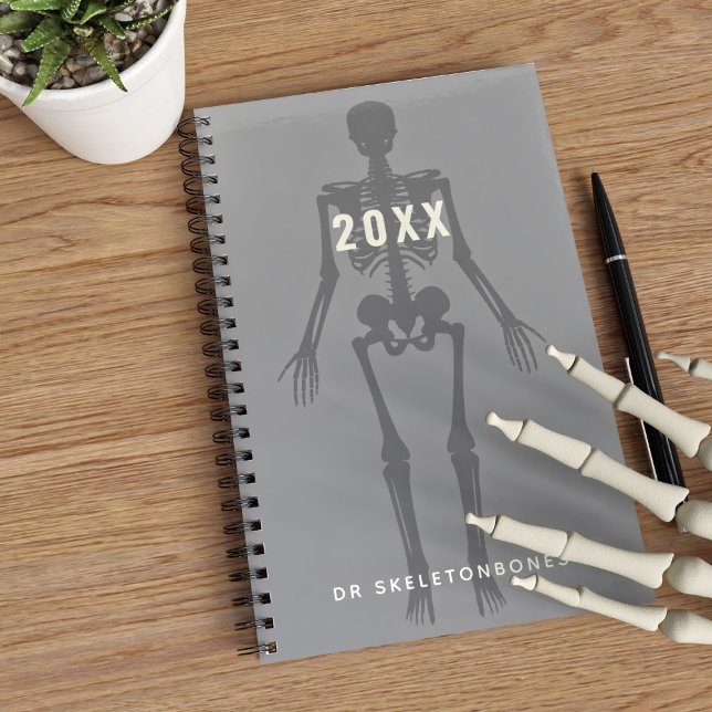 Spooky Skeleton Beruflich Orthopädie Planer (Skeleton Planner. Perfect for an Orthopedic Physician)
