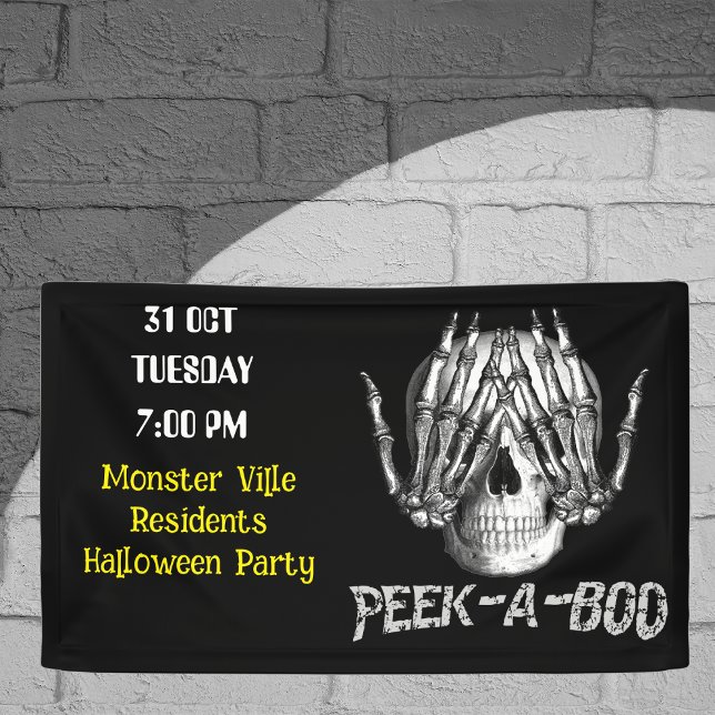 Spooky Skull Halloween Community Family Banner (Von Creator hochgeladen)