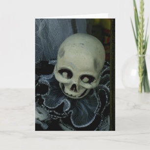 Spooky Skull Karte