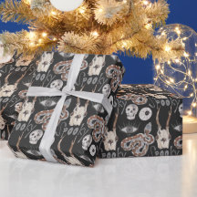 Spooky Skull Schlange Eye Black