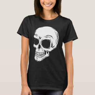 Spooky Skull Tode Albtraum Angst Skelett Kostüm T-Shirt