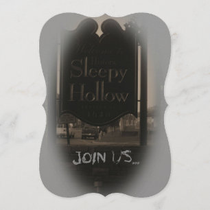 Spooky Sleepy Hollow 5 Zoll x 7 Zoll Einladungen