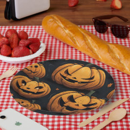 Spooky Snacks Pumpkin Patch Pappteller