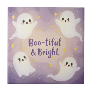 Spooky & Sparkling: Schöne Halloween-Grüße Fliese