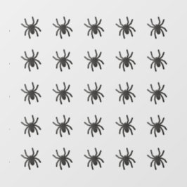 Spooky Spider Fensterklammern - Mittel Fensteraufkleber