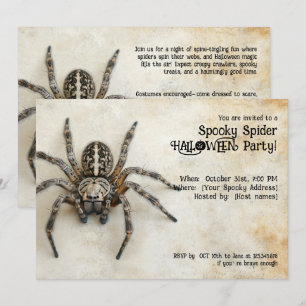 Spooky Spider Halloween-Party! Einladung