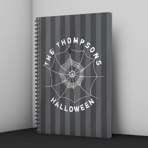 Spooky Spider im Spider Web Notizblock