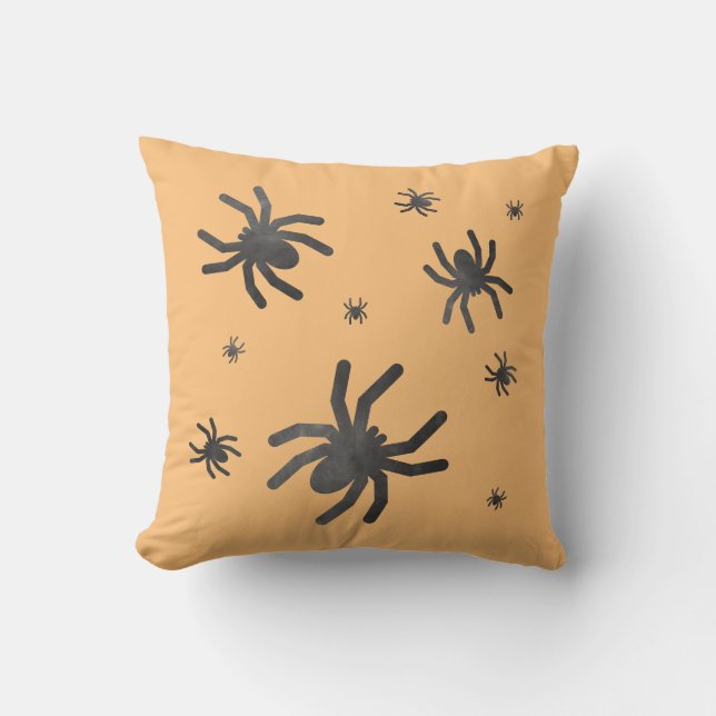Spooky Spider Kissen (Vorderseite)