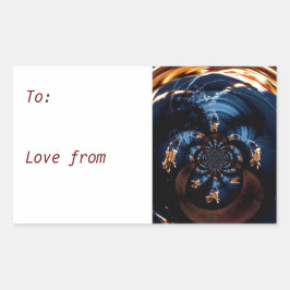 Spooky Spiders Web Custom Rechteckiger Aufkleber