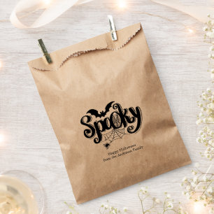 Spooky Spiderweb Halloween Geschenktütchen