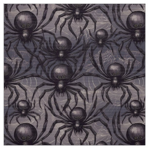 Spooky Spinnenmuster Stoff