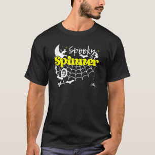 Spooky Spinner Niedliche Halloween Spinning Wheels T-Shirt