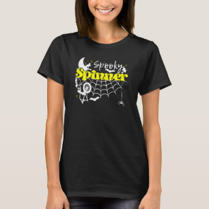 Spooky Spinner Niedliche Halloween Spinning Wheels T-Shirt