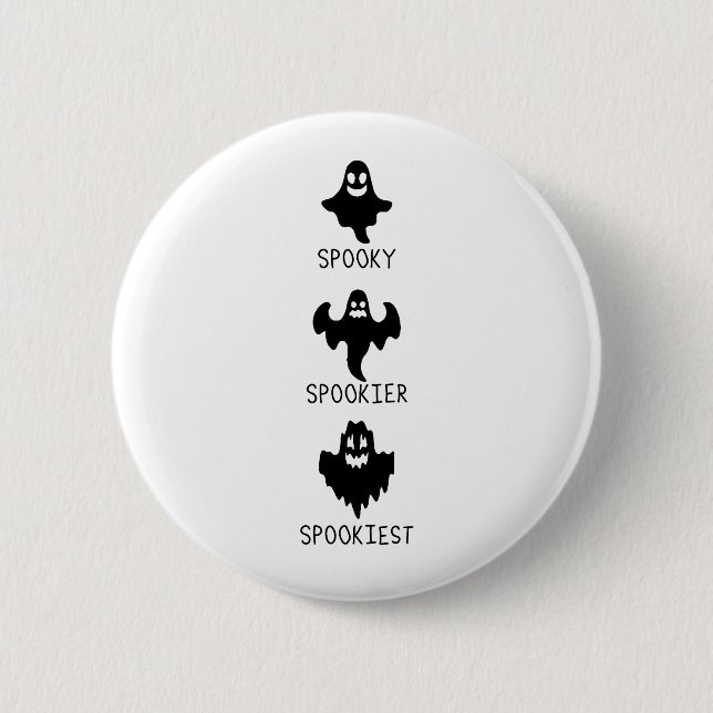 Spooky spookier spookiest button (Vorderseite)