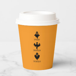 Spooky spookier spookiest pappbecher