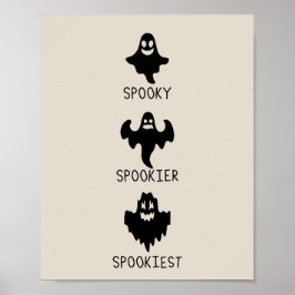 Spooky spookier spookiest poster
