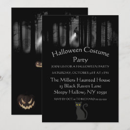 Spooky Spuk Forest Halloween-Party Einladung