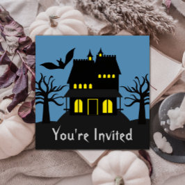 Spooky Spuk House Halloween Einladung