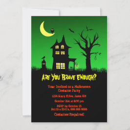 Spooky Spuk House Halloween-Party Einladung