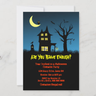 Spooky Spuk House Halloween-Party Einladung