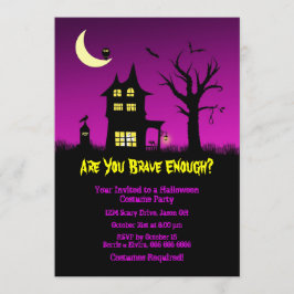 Spooky Spuk House Halloween-Party Einladung