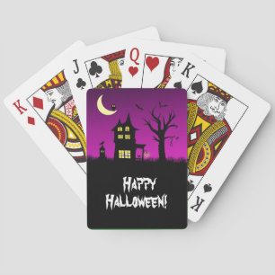 Spooky Spuk House Halloween Spielkarten