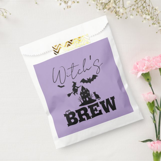 Spooky Spuk House & Hexe Silhouette | Geschenktütchen (Versiegelt)