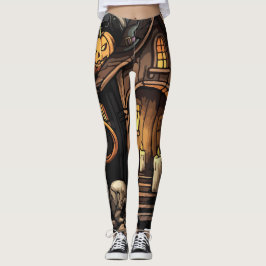 Spooky Spuk House Leggings 🕷️ 🎃