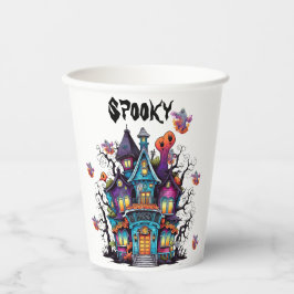 Spooky Spuk House Pappbecher