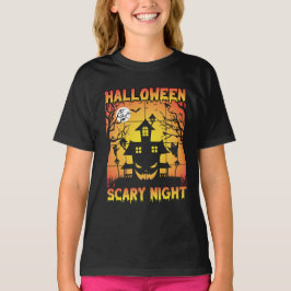 Spooky Spuk Pumpkin Halloween Graphic T-Shirt