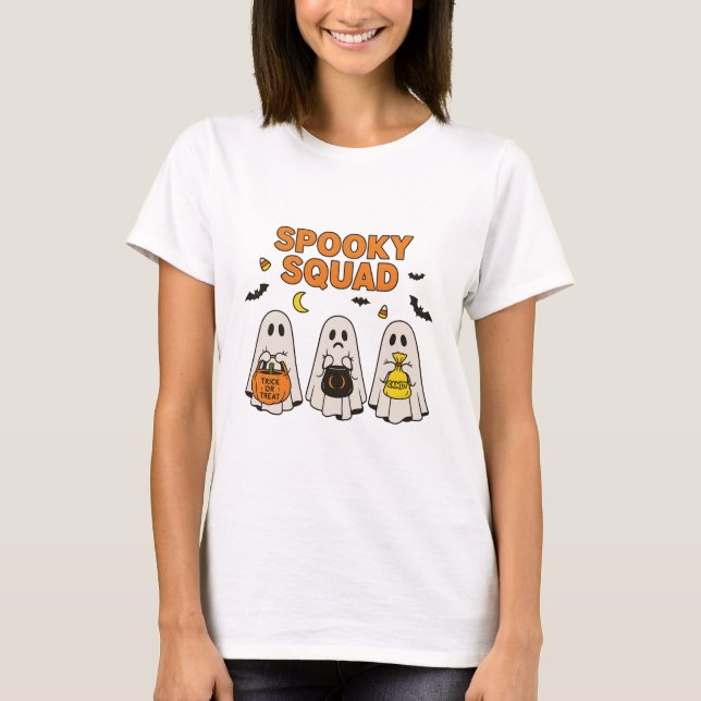 Spooky Squad für Shirt-Design T-Shirt (Vorderseite)