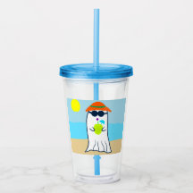 Spooky Summer Ghost am Strand