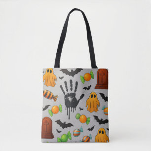 Spooky-Süßigkeiten und Schatten Tasche