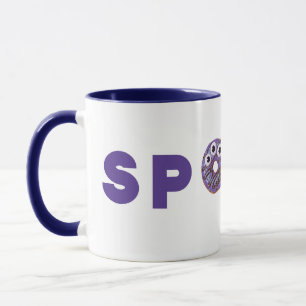 Spooky Sweet Lila Donuts Tasse